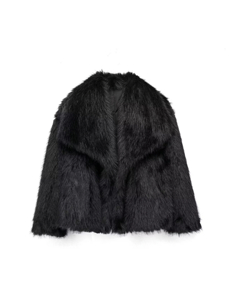 Adele | Faux Fur Oversized Coat