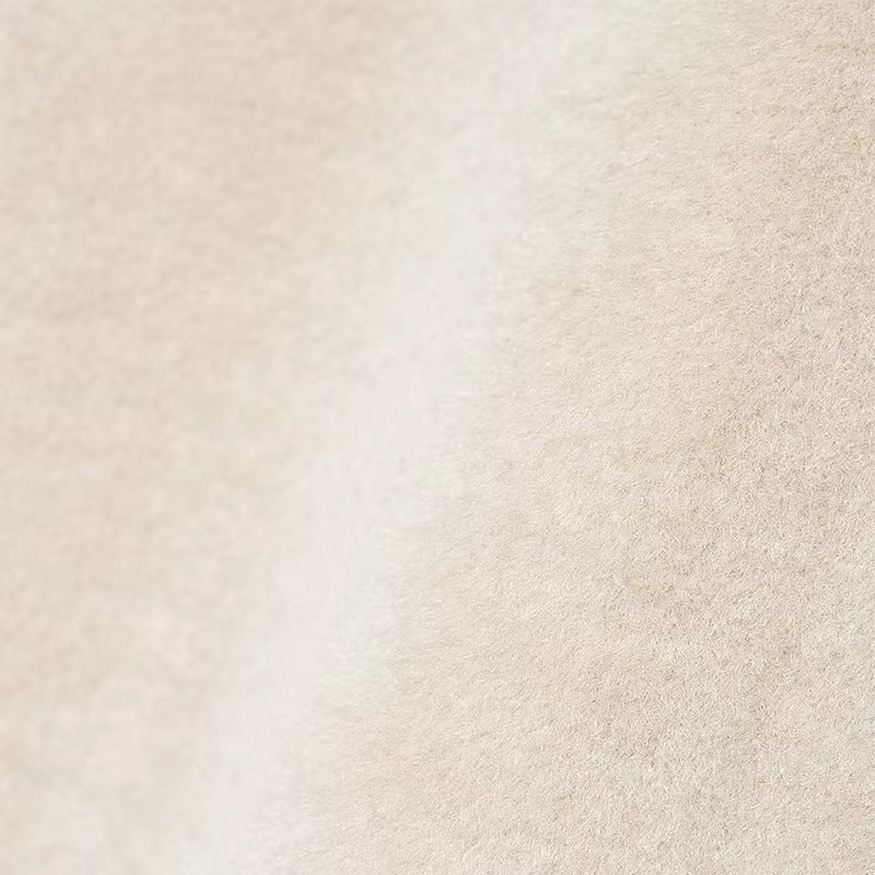 Liz Faux Shearling Toggle Coat in plush polyester with contrast black trim, classic toggle fastenings, smooth inner lining and practical side pockets. Relaxed yet structured silhouette designed for comfortable layering over knits or tailoring in autumn and winter.